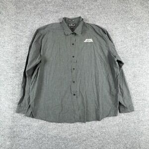 BAW Shirt Mens 3XL Black Check Non Iron Long Sleeve Button Up CTM Sportswear